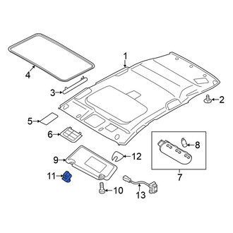 Nissan OE - Sun Visor Holder