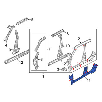 Nissan OE - Right Outer Rocker Panel