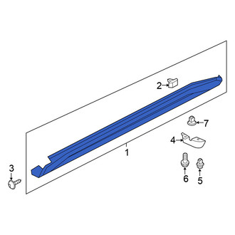 Nissan OE - Left Rocker Panel Guard