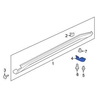 Nissan OE - Left Stone Deflector