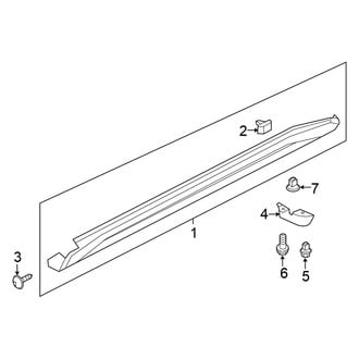 Nissan OE - Pillars, Rocker & Floor - Exterior Trim