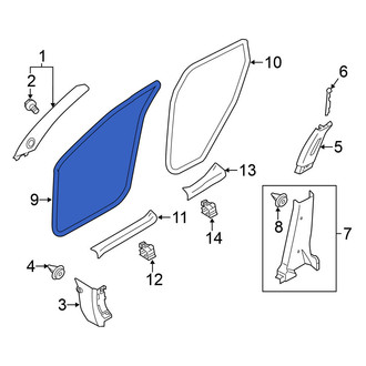Nissan OE - Front Door Seal