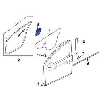 Nissan OE - Front Left Door Panel Insulation