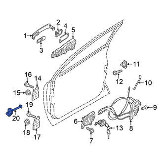 Nissan OE - Front Door Check