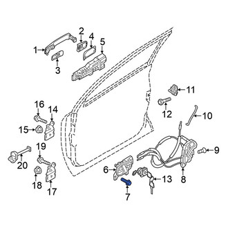 Nissan OE - Front Inner Interior Door Handle Bolt