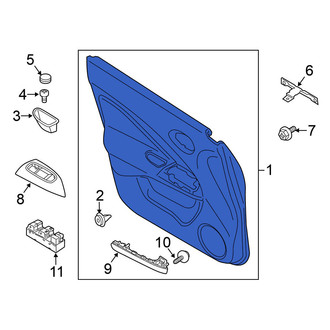 Nissan OE - Front Left Inner Door Interior Trim Panel