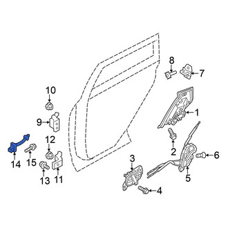 Nissan OE - Rear Door Check