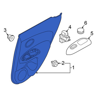 Nissan OE - Rear Right Inner Door Interior Trim Panel