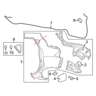 Nissan OE - Quarter Panel & Components