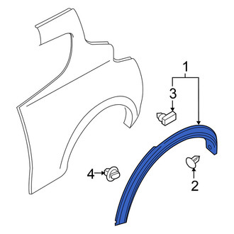 Nissan OE - Rear Left Wheel Arch Molding