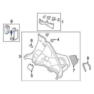 Nissan OE - Rear Trunk Light Bulb