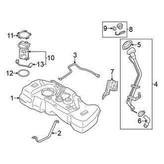Nissan OE - Fuel System Components (FWD 1.6L)