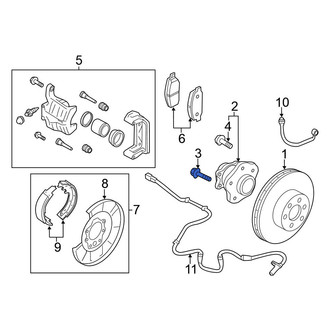 Nissan OE - Lower Steering Knuckle Bolt