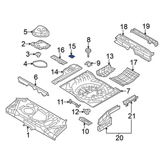 Nissan OE - Rear Right Frame Stiffener