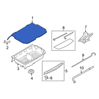 Nissan OE - Rear Luggage Compartment Cover