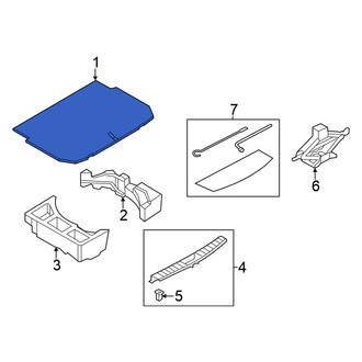Nissan OE - Rear Luggage Compartment Cover