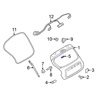 Nissan OE - Liftgate Drain Plug
