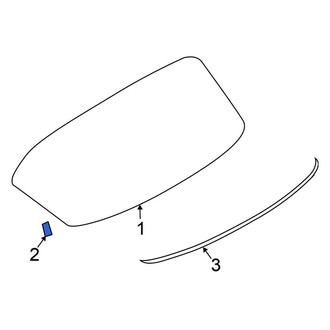 Nissan OE - Back Glass Spacer