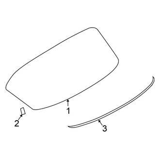 Nissan OE - Lift Gate - Glass