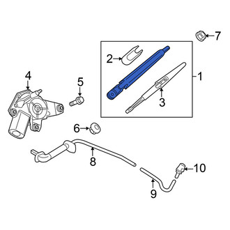 Nissan OE - Rear Wiper Arm