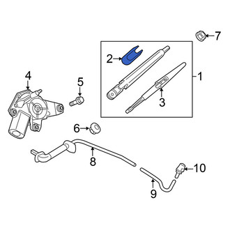 Nissan OE - Rear Wiper Arm Cover