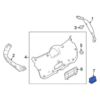 Nissan OE - Rear Liftgate Pull Handle