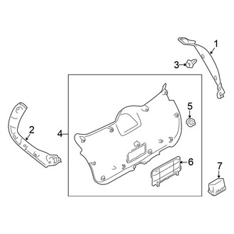 Nissan OE - Lift Gate - Interior Trim