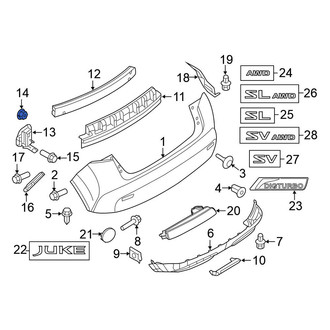 Nissan OE - ABS Hydraulic Assembly Nut