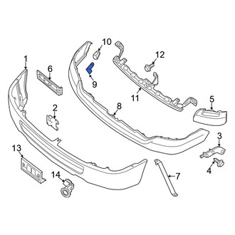 Nissan OE - License Plate Bracket Screw