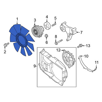 Nissan OE - Engine Cooling Fan Clutch Blade