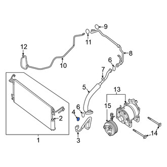 Nissan OE - A/C Refrigerant Line O-Ring