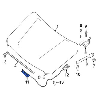 Nissan OE - Front Hood Latch