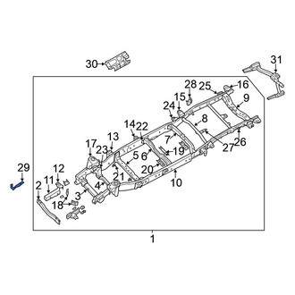 Nissan OE - Left Tow Hook