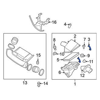 Nissan OE - Air Cleaner Cover Clip