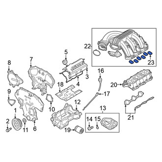 Nissan OE - Upper Engine Intake Manifold Gasket