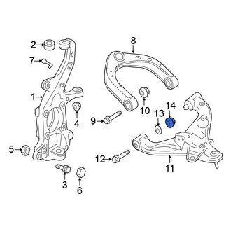 Nissan OE - Leaf Spring Nut
