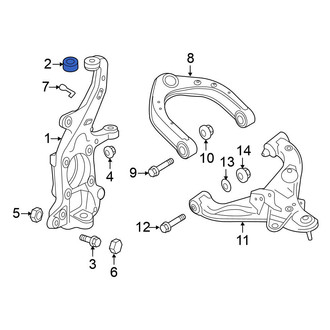 Nissan OE - Steering Knuckle Nut