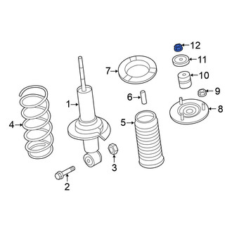 Nissan OE - Steering Knuckle Nut