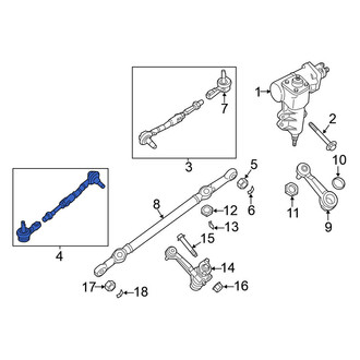 Nissan OE - Left Steering Tie Rod Assembly