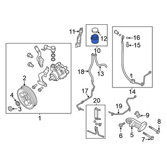 Nissan OE - Power Steering Reservoir