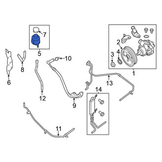 Nissan OE - Power Steering Reservoir