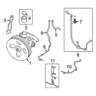 Nissan OE - Front Power Steering Pressure Sensor