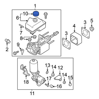 Nissan OE - Brake Master Cylinder Reservoir Cap