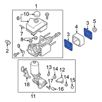 Nissan OE - Brake Master Cylinder Gasket