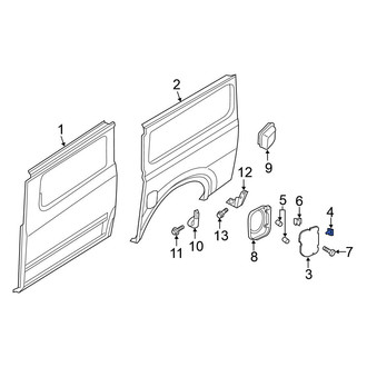 Nissan OE - Fuel Door Bumper