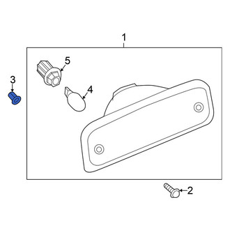 Nissan OE - License Plate Light Assembly Grommet