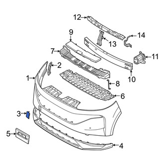 Nissan OE - Front Tow Eye Cap