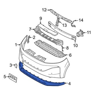 Nissan OE - Front Lower Bumper Cover