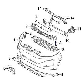 Nissan OE - Bumper Impact Absorber Brace