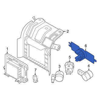 Nissan OE - Front Outer Parking Aid Sensor Housing